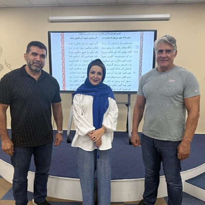 حضور آقای علیرضا حیدری در کلاس های حضوری دبی